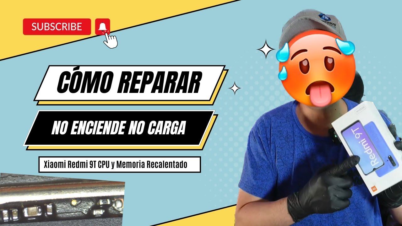 Cómo Reparar Celular Xiaomi No Enciende No Carga Redmi 9T CPU en Corto Memoria Recalentada