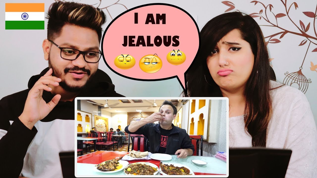 Indian Reaction On International Food blogger - Eating Pakistani Street Food TOUR of Lahore!!!