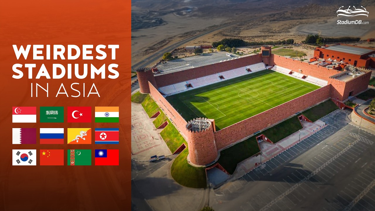 🌏 The WEIRDEST STADIUMS in Asia