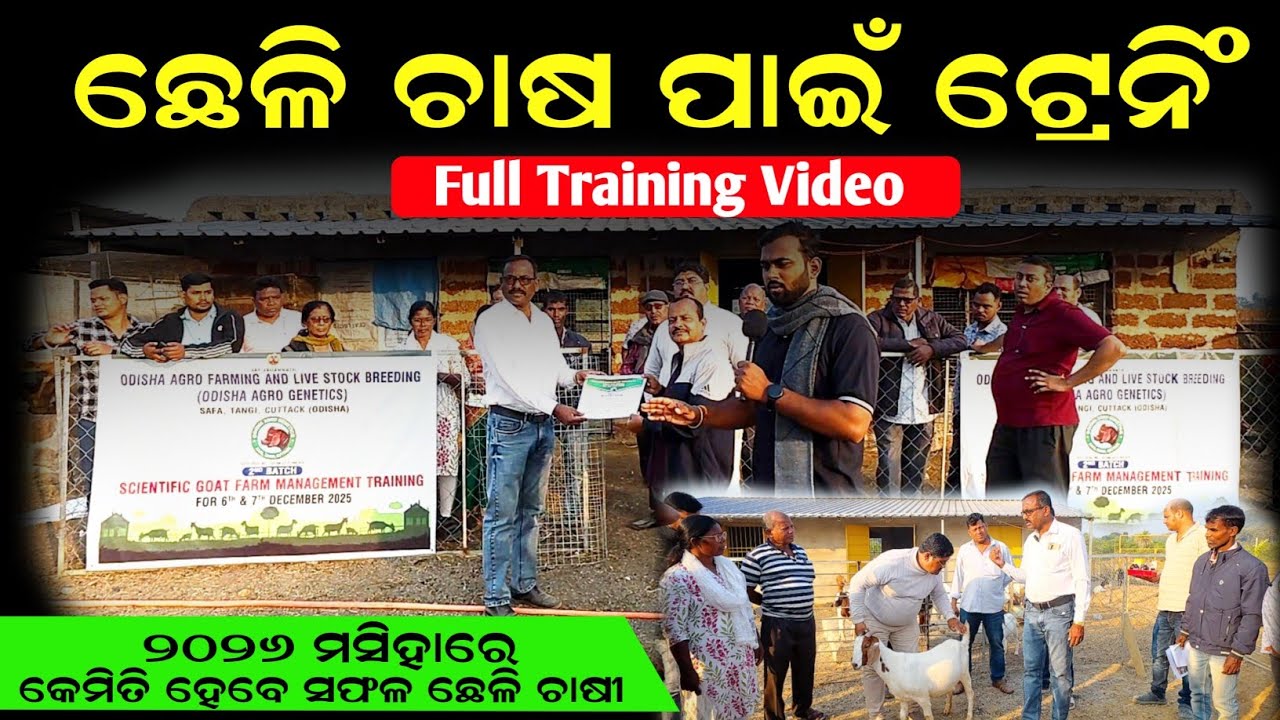 2 Days Goat Farming Training in Odisha 🐐 | A to Z Practical Guide for Farmers | Odisha Agro Genetics