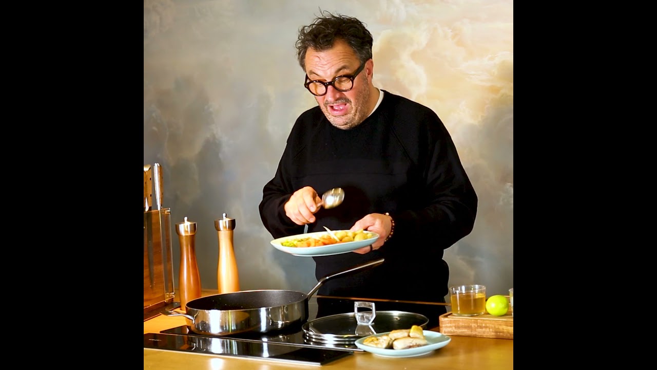 Les recettes du chef Yves Camdeborde avec Sitram : Blancs de volaille au cidre