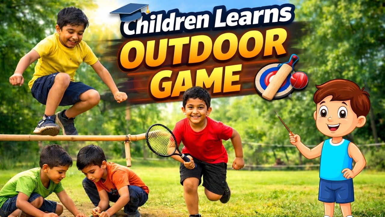 Out Door Game for Kids | Fun & Learning Outdoor Games 👦🎯