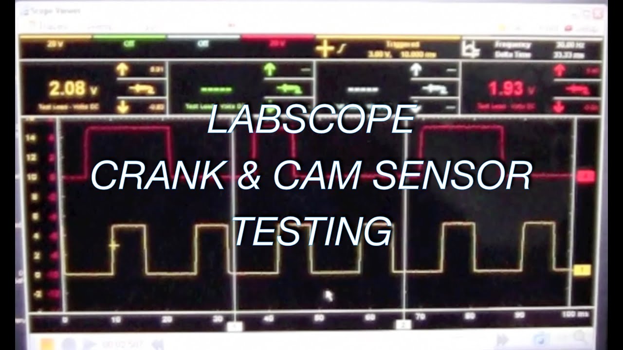 Тестирование коленчатого вала и кулачкового механизма Labscope