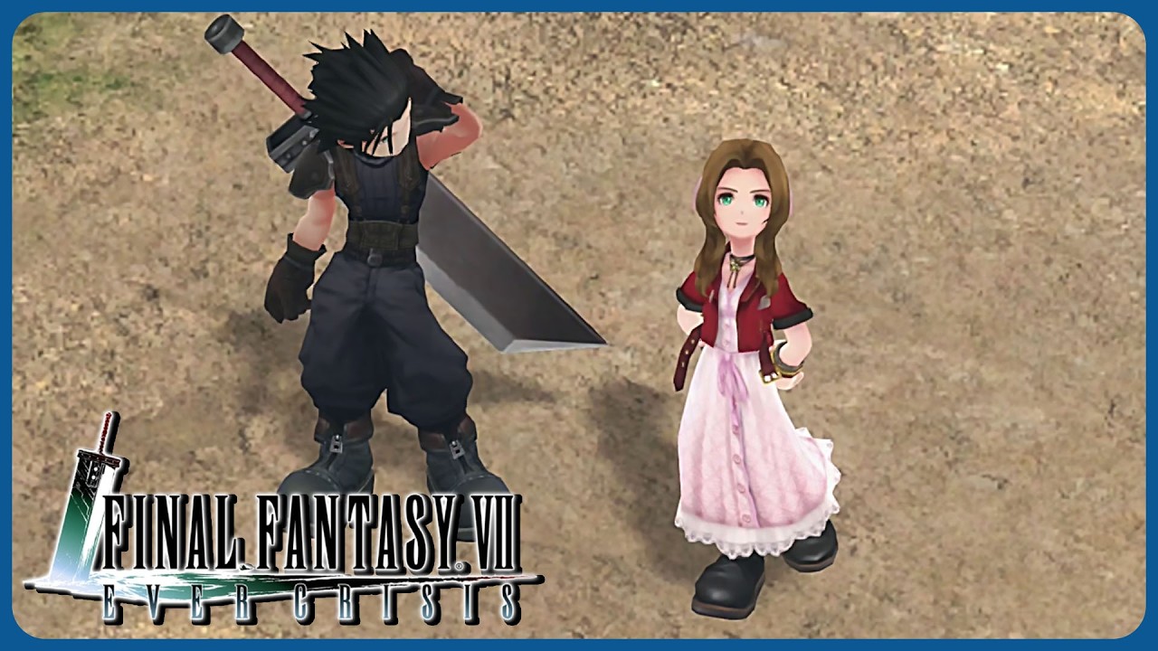 Aerith reunites with Zack in the lifestream - Final Fantasy 7 Ever Crisis