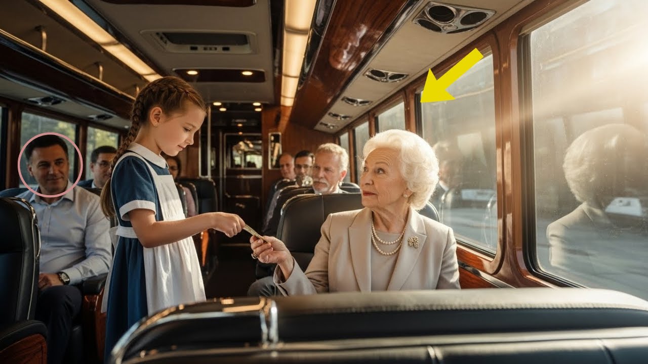 Maid's Daughter Paid Bus Fare for an Old Lady, Unaware She's a Billionaire—Her Response Shocked All