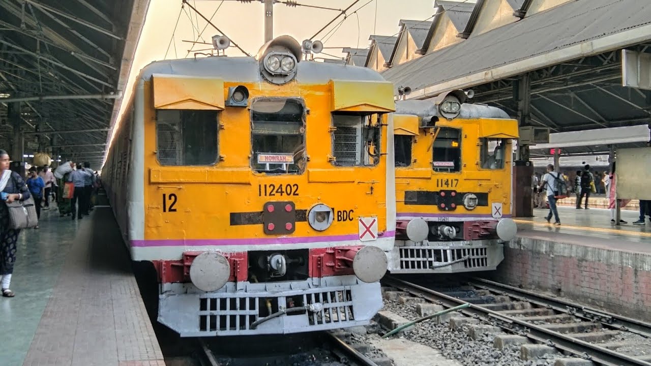 Eastern Railways Amazing Parallel Action || ALL STOP EMU VS NON STOP EMU { Part - 2 } #highspeed