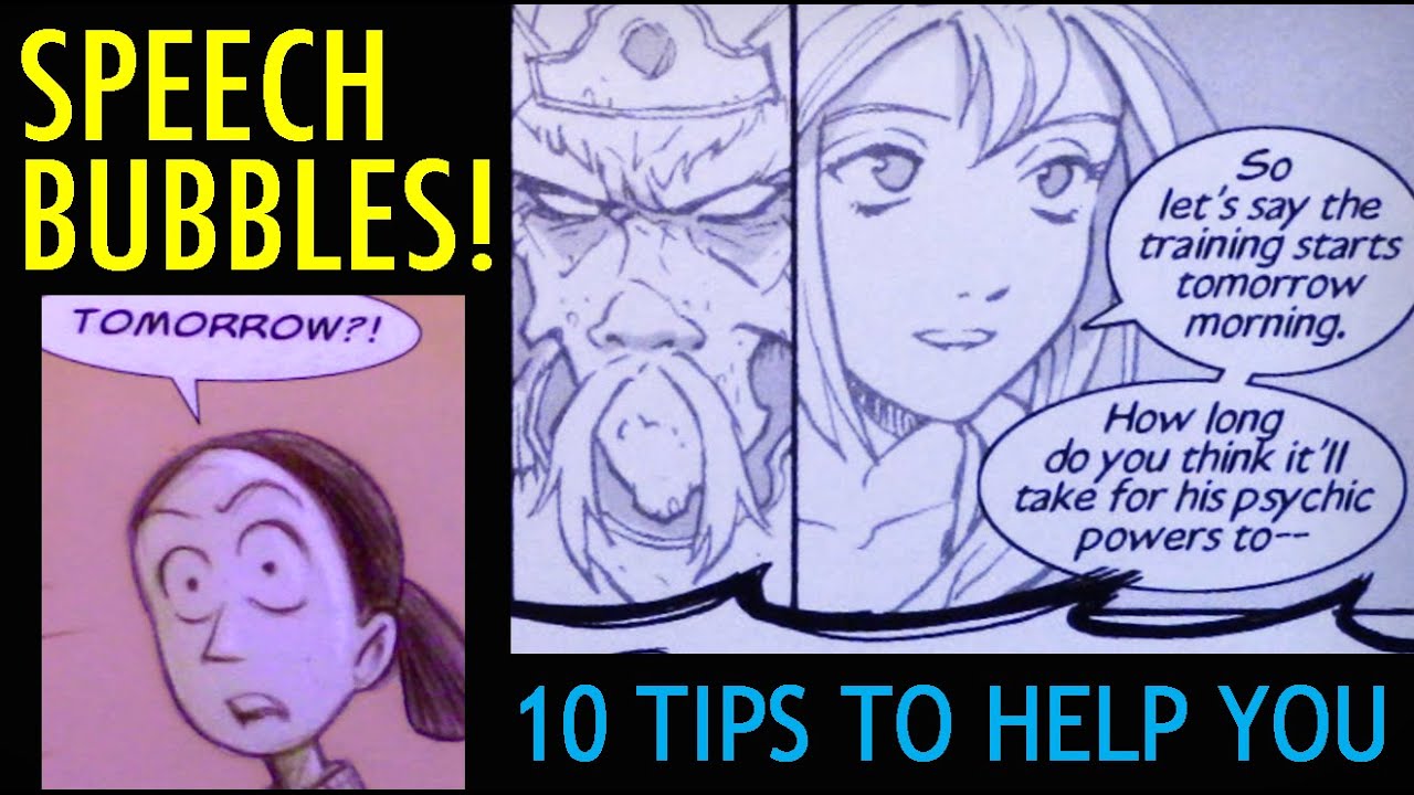 Comic Book Speech Bubbles: 10 Tips to Help You!