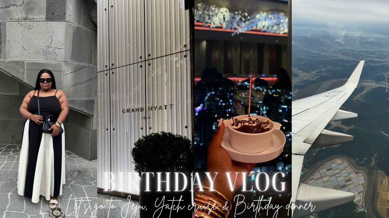 Life in Korea: Birthday Vlog, Jeju Island, Yatch cruise & more | South African YouTuber