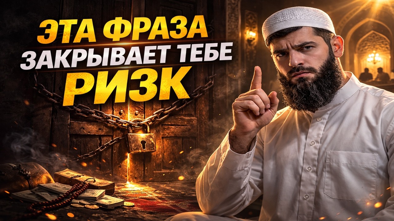 1 ФРАЗА после НАМАЗА, которая ЗАКРЫВАЕТ тебе ВСЕ ДВЕРИ РИЗКА! #ризк