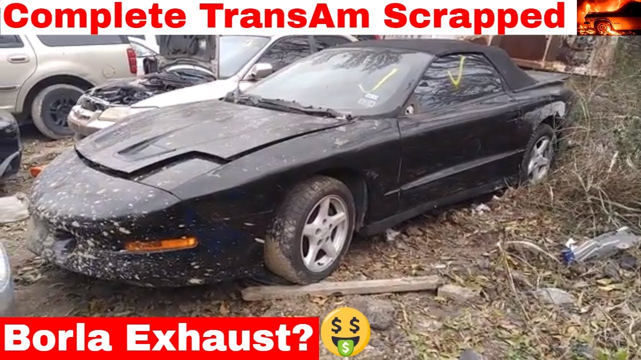 4th Gen Fbody 1995 Trans Am Junk Yard Find