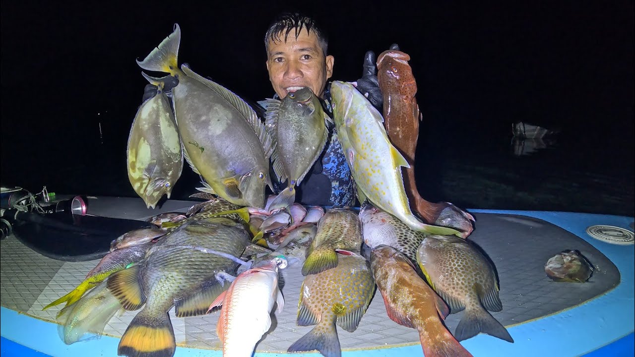 Super JACKPOT kitang kita subrang linaw ng dagat /catch & cook 