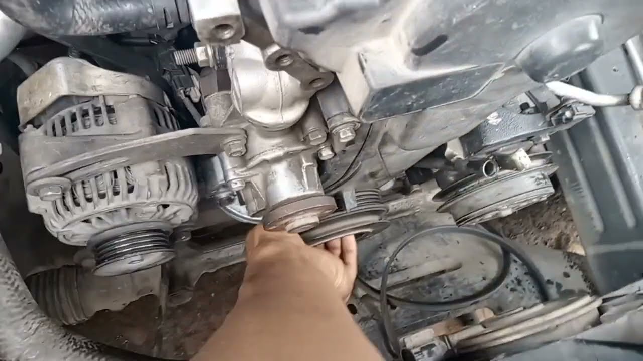 cara membuka baut pully crankshaft Xenia 1000cc