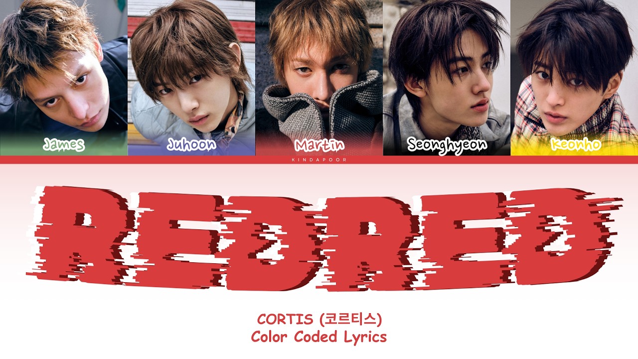 CORTIS (코르티스) - REDRED [Color Coded Lyrics] [CORRECT PARTS]