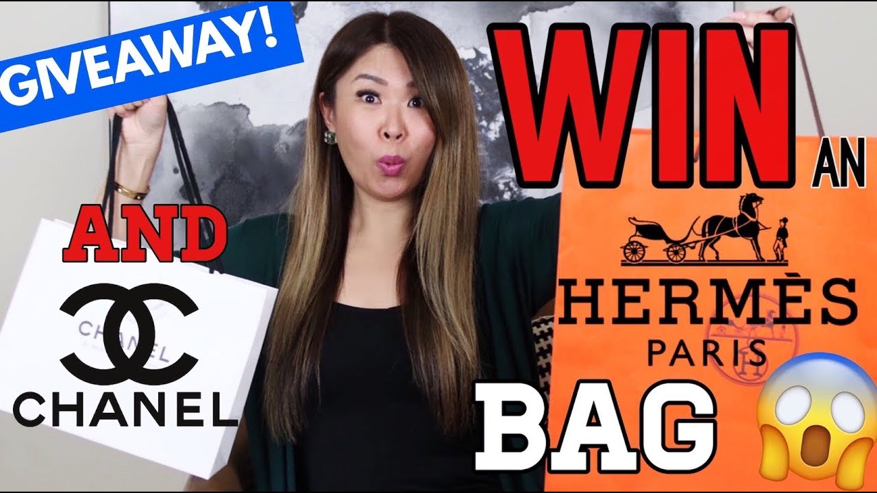 I'M GIVING AWAY AN HERMES BAG & A RARE CHANEL SLG! 😱 100K GIVEAWAY!!!  (NOW CLOSED)