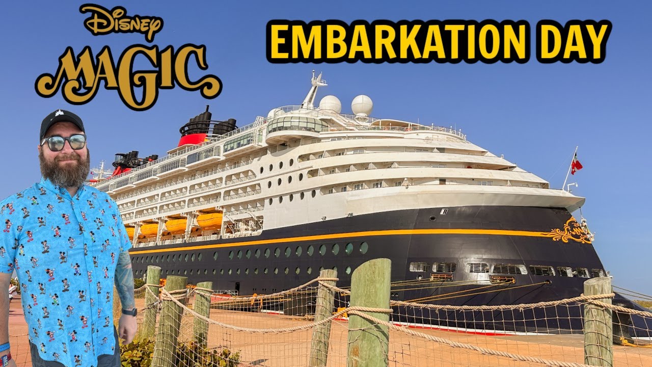 День посадки на Disney Magic | Плавание на первом круизном лайнере Disney | Королевский стол Рапу...