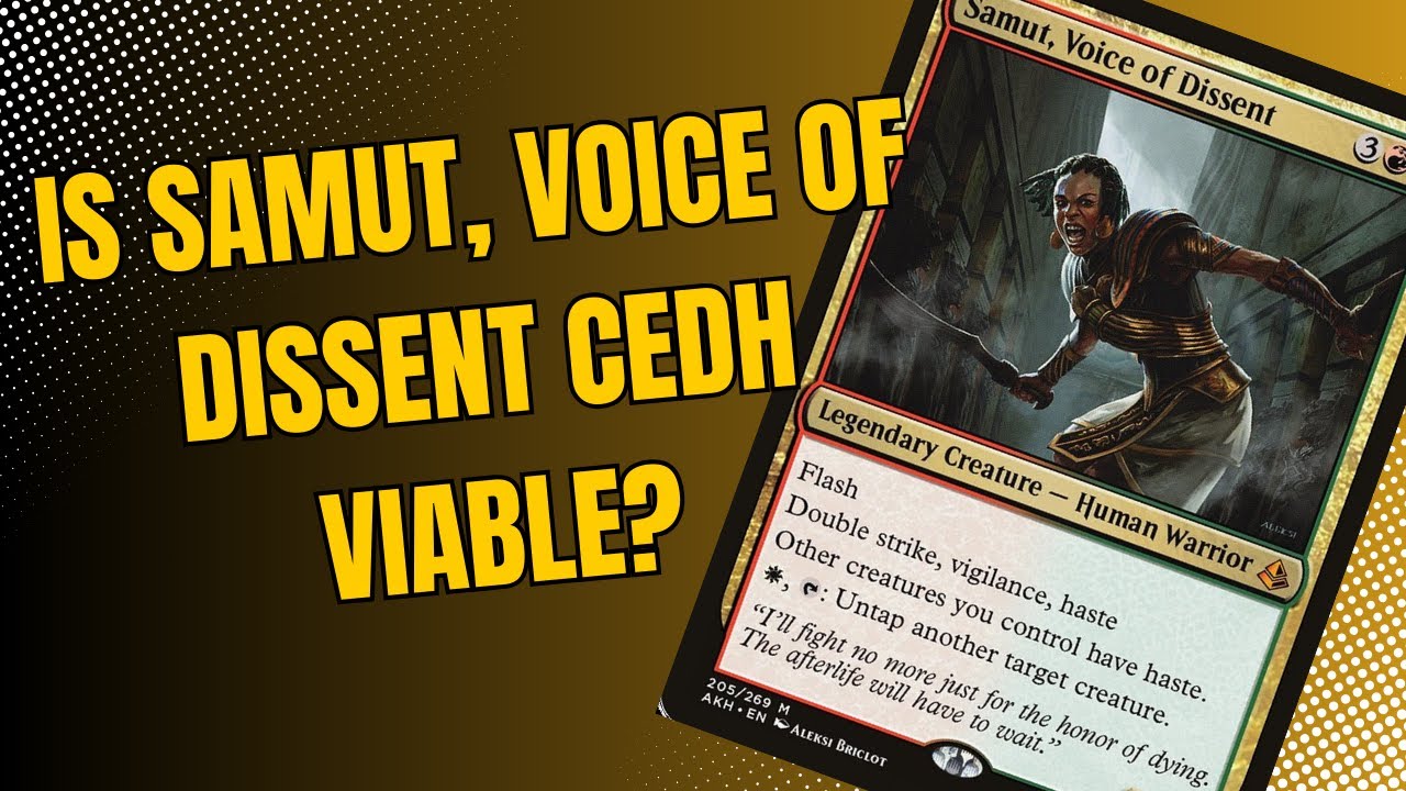 Is Samut, Voice of Dissent cEDH viable? #cedh #mtg