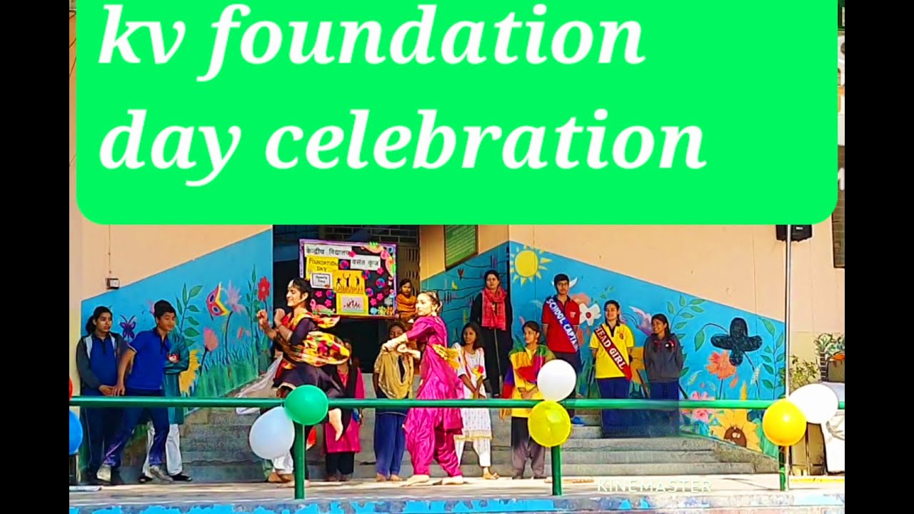 Punjabi folk dance (gidda) present by students  on the occasion of kv foundation day.II #gidha#trend