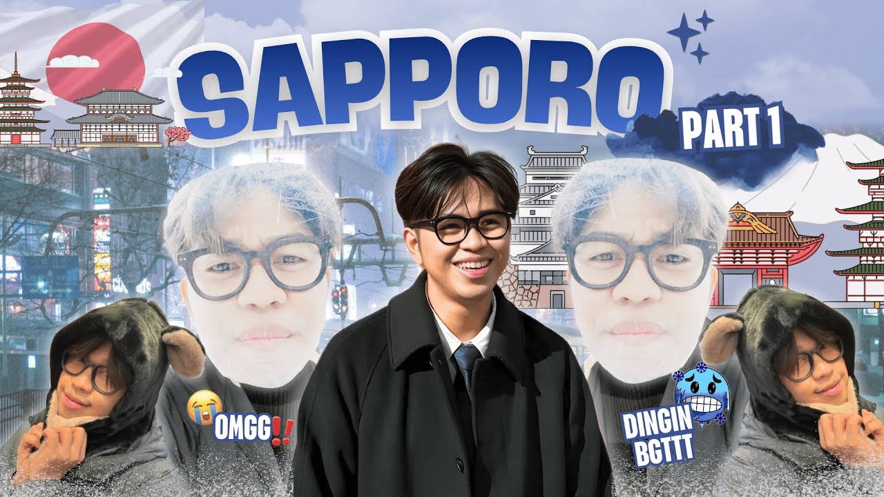 [VLOG] SEHARIA DI SAPPORO, JEPANG 🇯🇵🤩  #alwanrk #vlog #jepang