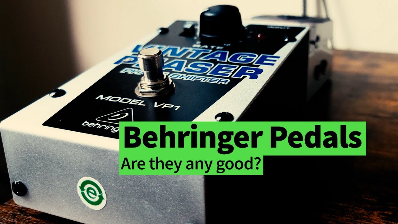 Behringer Pedals Vintage Phaser VP1 and FX600 review  Are they any good?