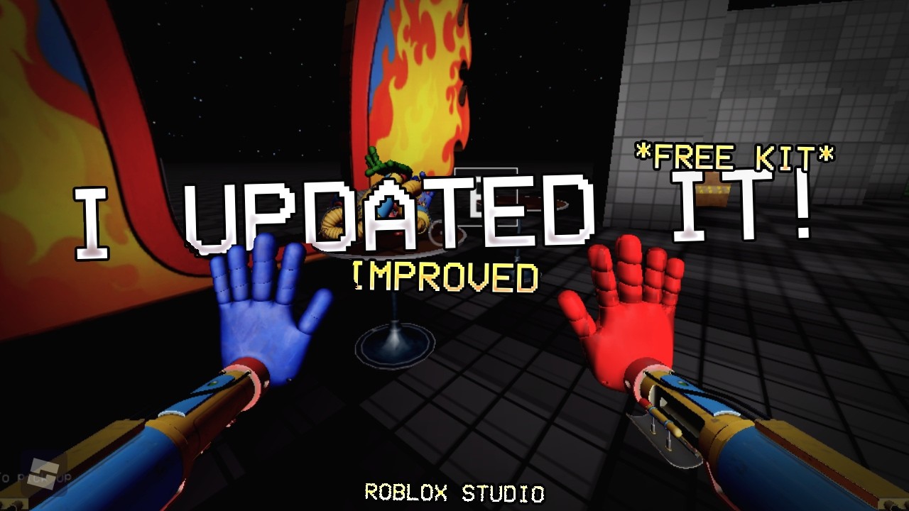 I Made My Poppy Playtime Kit EVEN BETTER in Roblox Studio! (Part 2) 😱