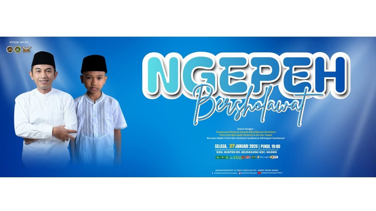 🔴NGEPEH BERSHOLAWAT BERSAMA MAJLIS TA'LIM & SHOLAWAT SYUBBANUS SALIMIYYAH SUMBERSARI KEPUNG KEDIRI
