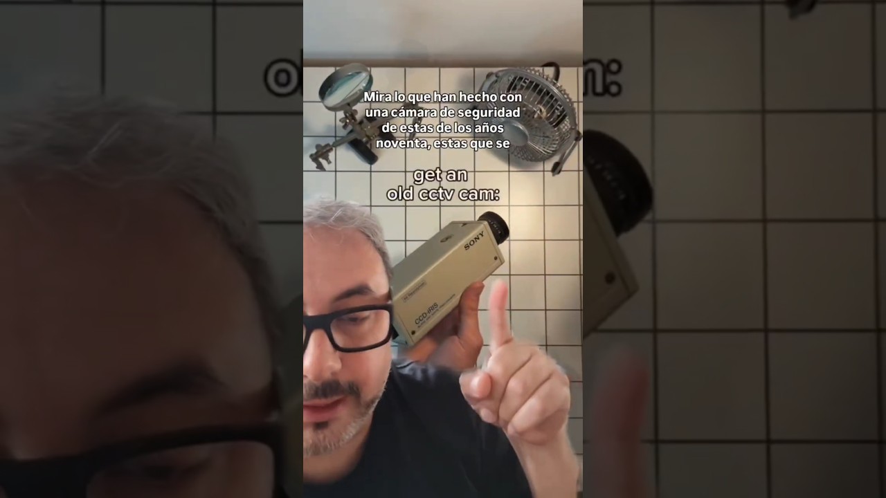 Mira lo que han hecho con una c&aacute;mara de seguridad de los 90
