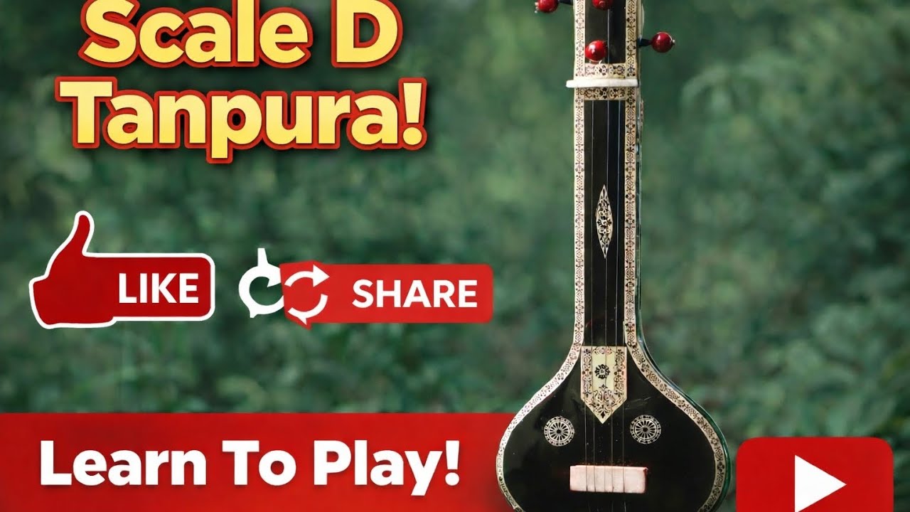 Scale D taanpura
