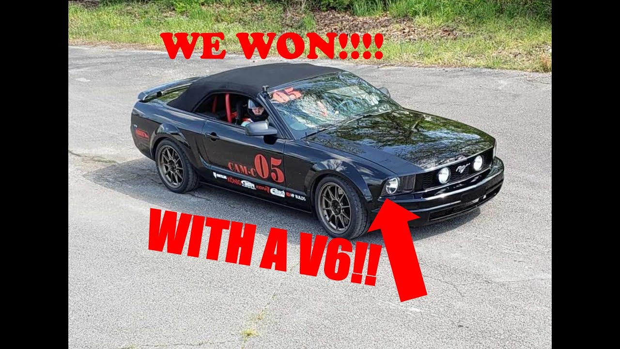 V6 MUSTANG BEATS COYOTES AND 3V'S AT AUTOCROSS RACING FOR TRSCCA