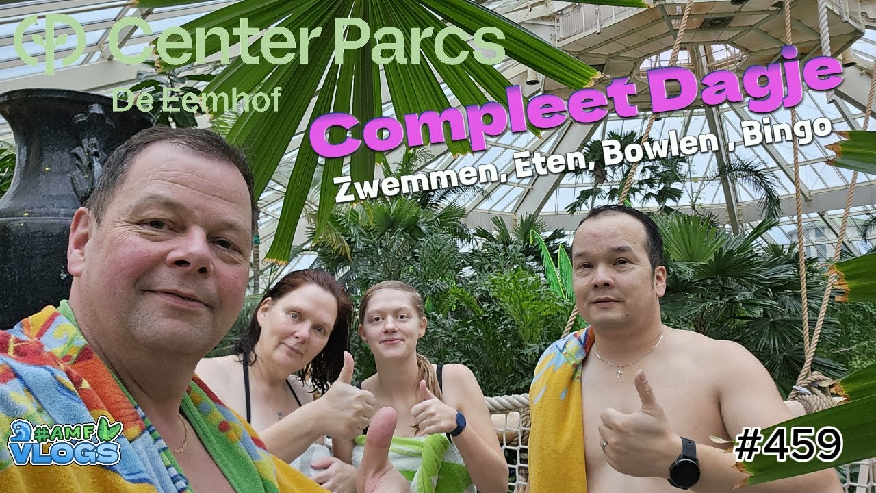 Complete dag op Center Parcs De Eemhof met de fam! #centerparcsvlog #zwemmen #bowling #bingo