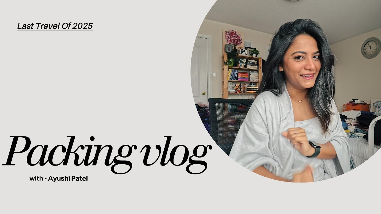 Packing my Bag Vlog | For the last trip of 2025