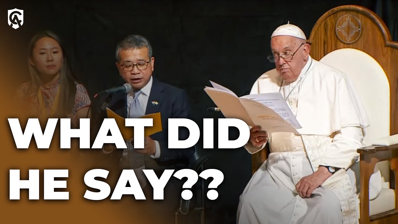 Did Pope Francis Say ALL Religions are EQUAL?