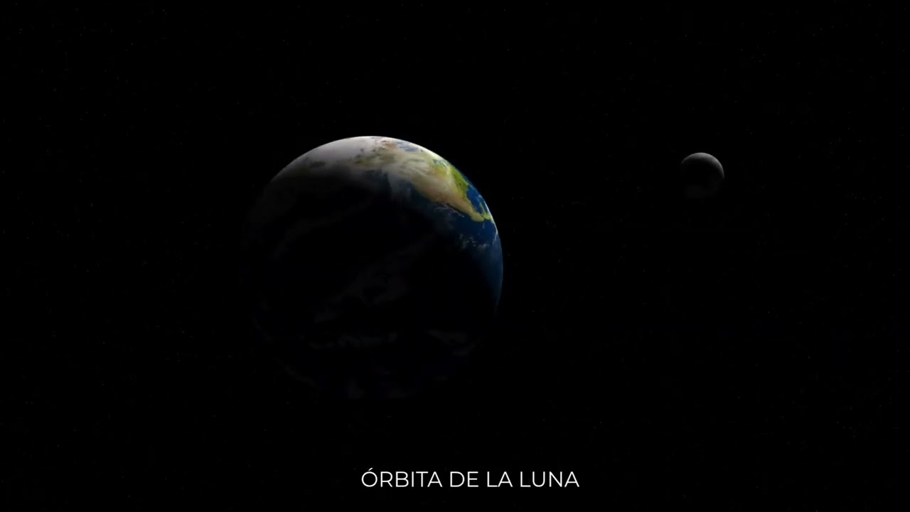 Vemos la inclinación de la órbita de la Luna