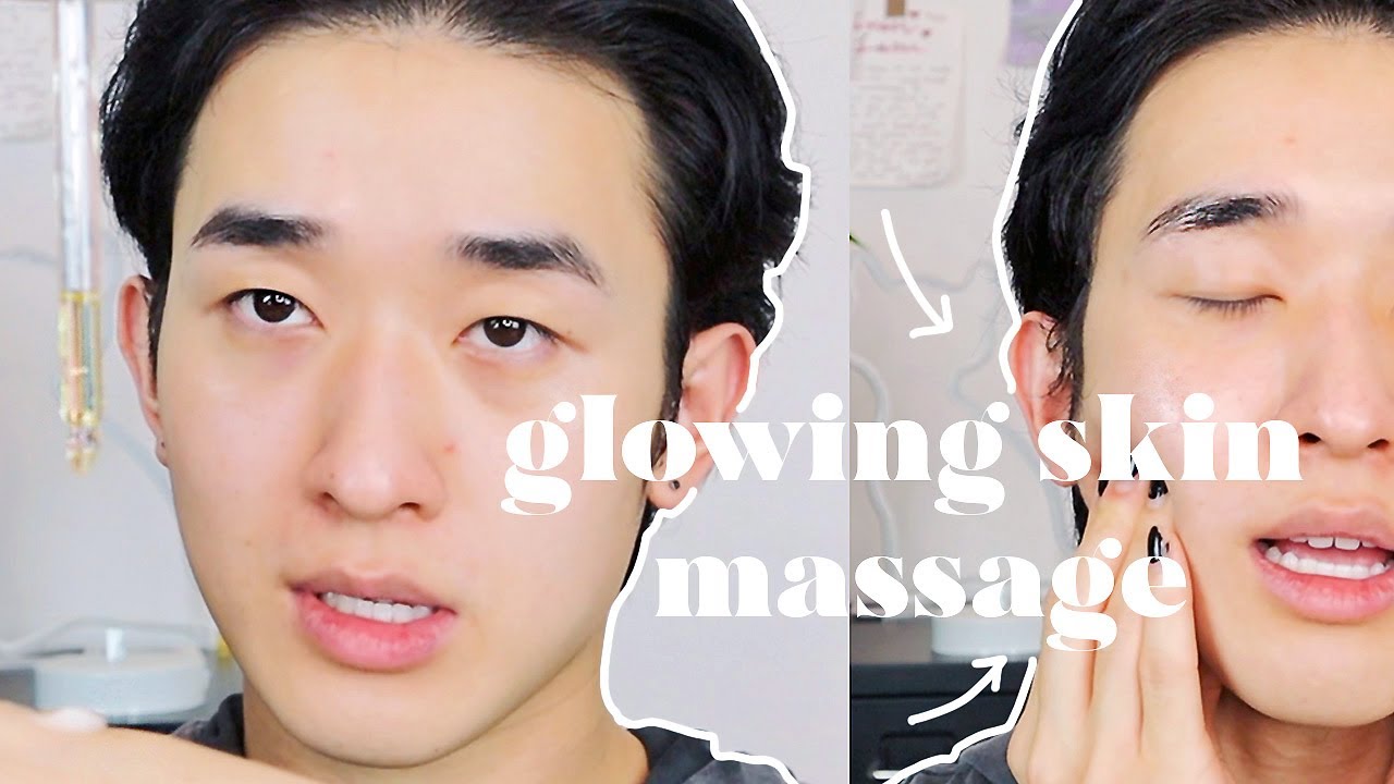 how I get glowing skin | massage + pamper routine | IVAN LAM