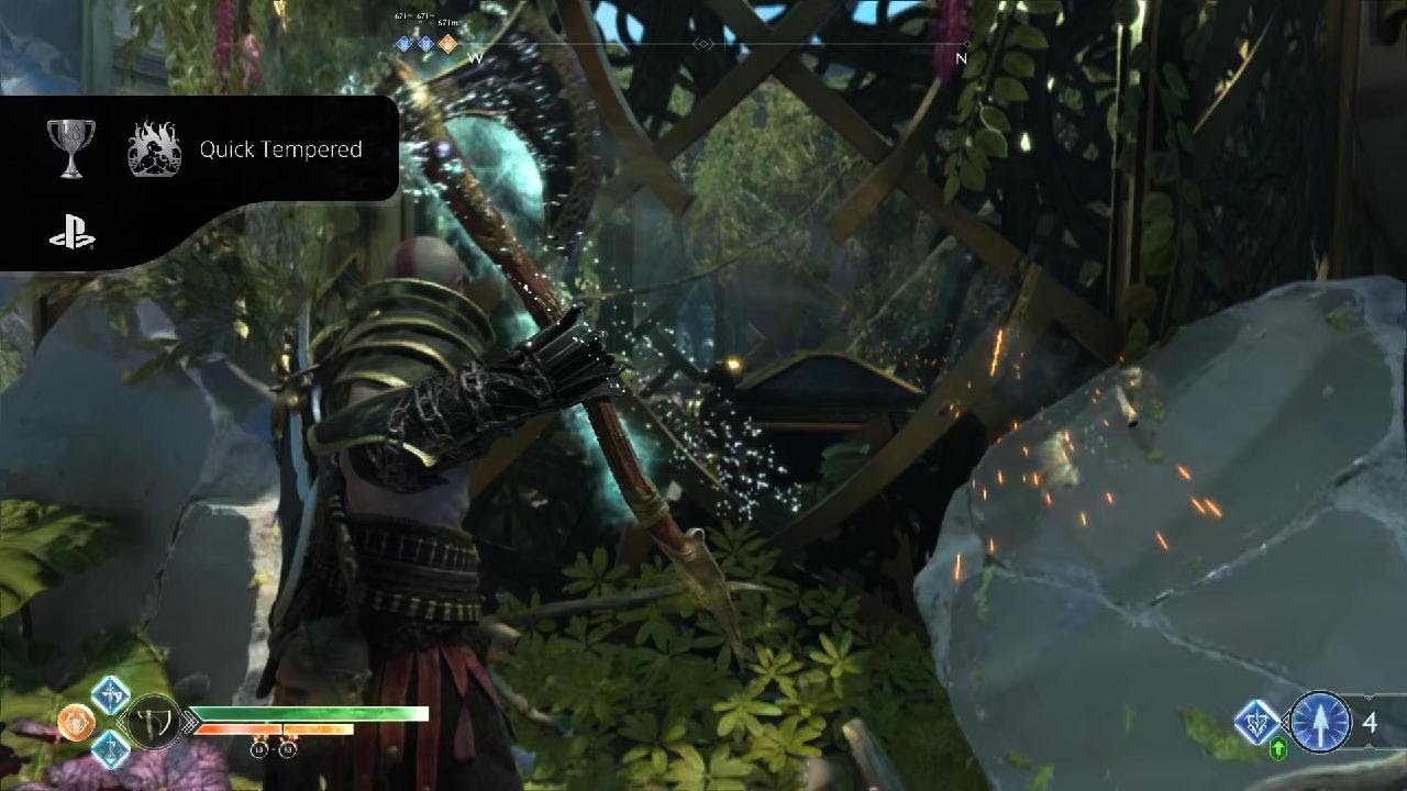 God of War: Trophy - Quick Tempered