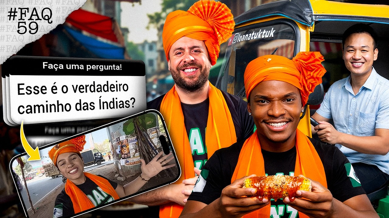 #FAQ #59 | REAGINDO A INSCRITA QUE MOSTROU A ÍNDIA DE VERDADE! | #3CONTINENTES