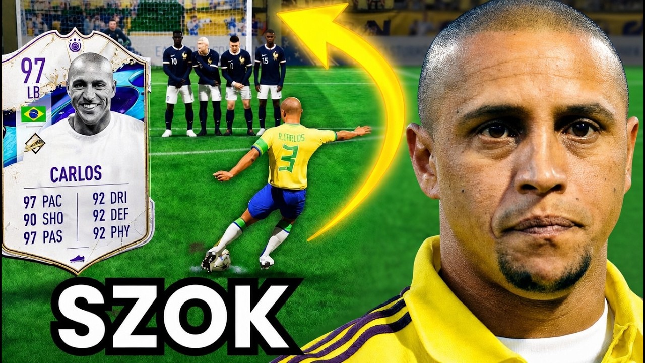 ROBERTO CARLOS - LEWA NOGA, KT&Oacute;RA SIAŁA STRACH