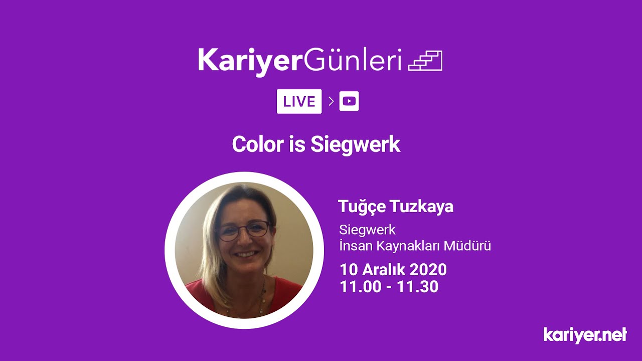 Kariyer Günleri // Tuğçe Tuzkaya - Color is Siegwerk