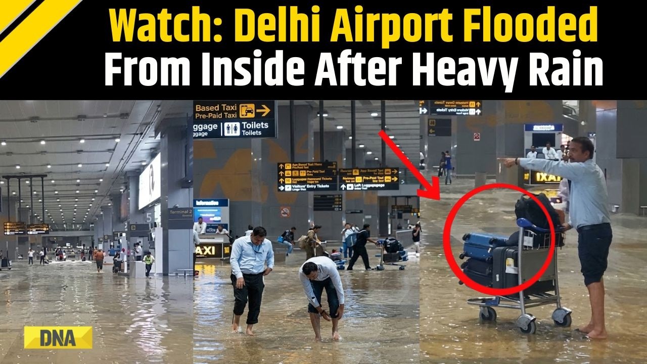 Delhi-NCR Rains: Delhi Airport Flooded, Streets Waterlogged After Heavy Rain Lashes Delhi