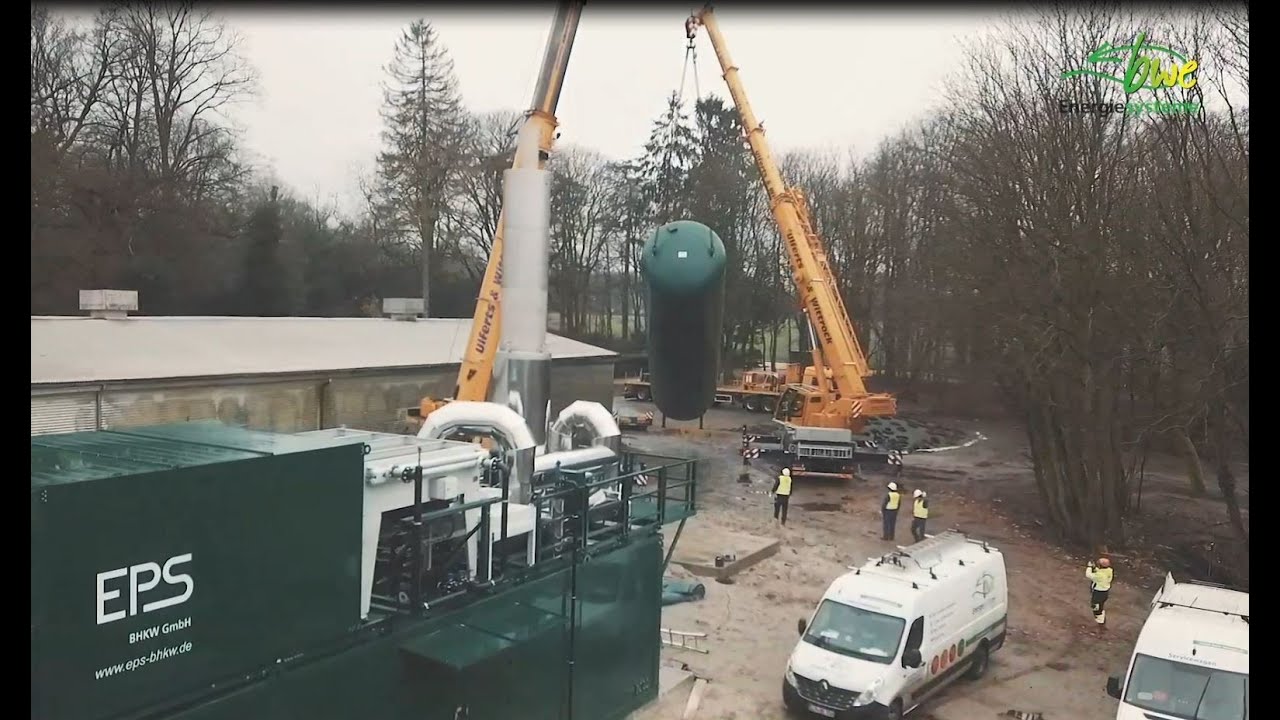 Heizungsbau: Aufbau eines Pufferspeichers mit 95m³ Volumen!