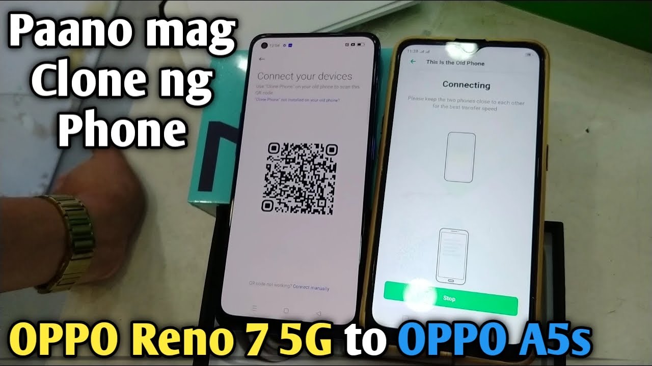 Paano mag Clone ng phone | OPPO Reno 7 5G to OPPO A5s