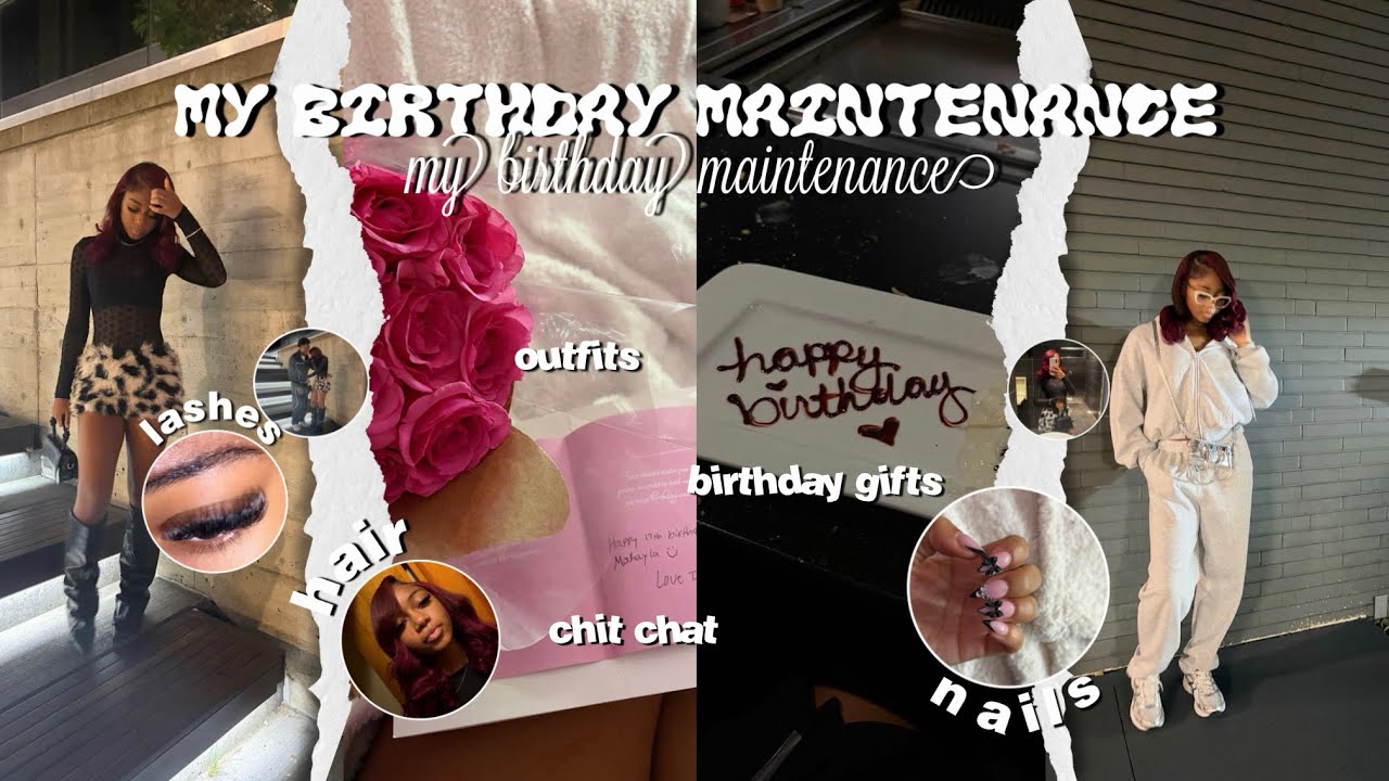 Birthday Maintenance Vlog (lashes | hair | nail | etc.)