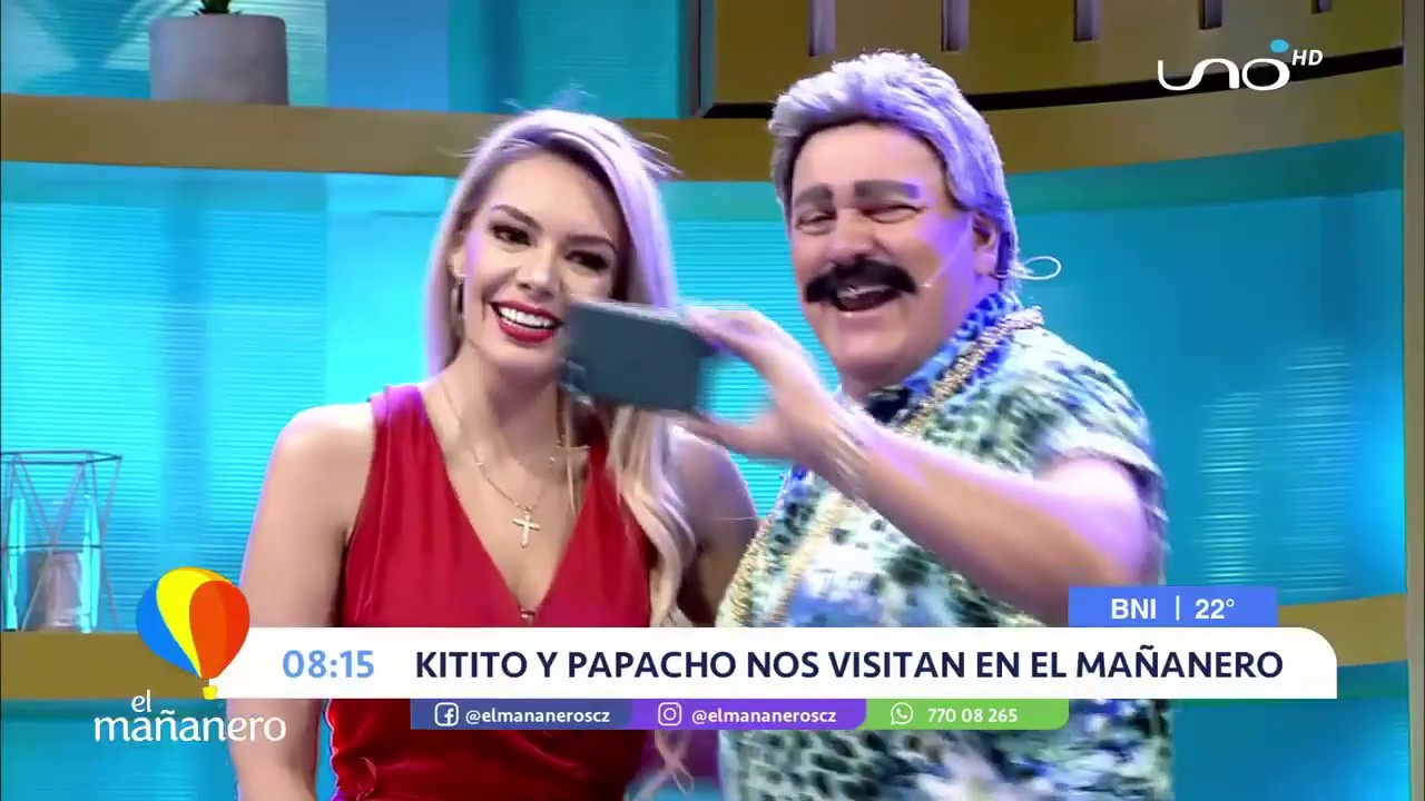 Yayita Yañez junto a los benianos de Chaplin en RED UNO