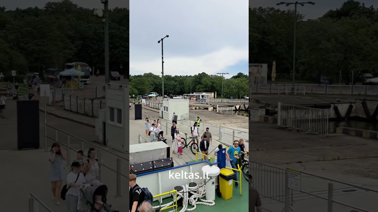 Klaipėda Keltas į Smiltynę 2025 Vasara keltas.lt