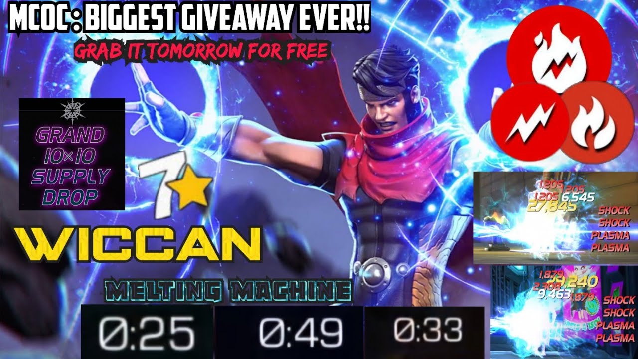 8th Champion Grand 10x10 Supply 7*  Wiccan -  Claim Tomorrow for Free | Melting Machine ❗️❗️