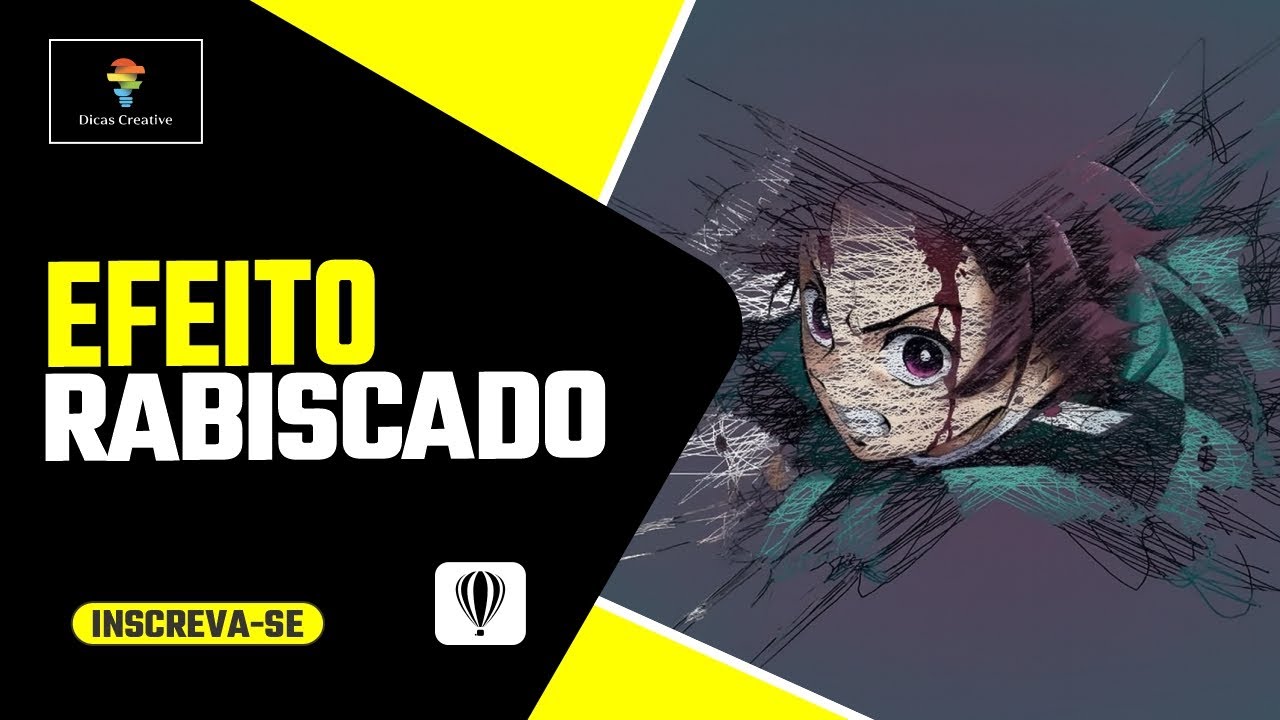 COREL DRAW - COMO FAZER EFEITO RABISCADO.