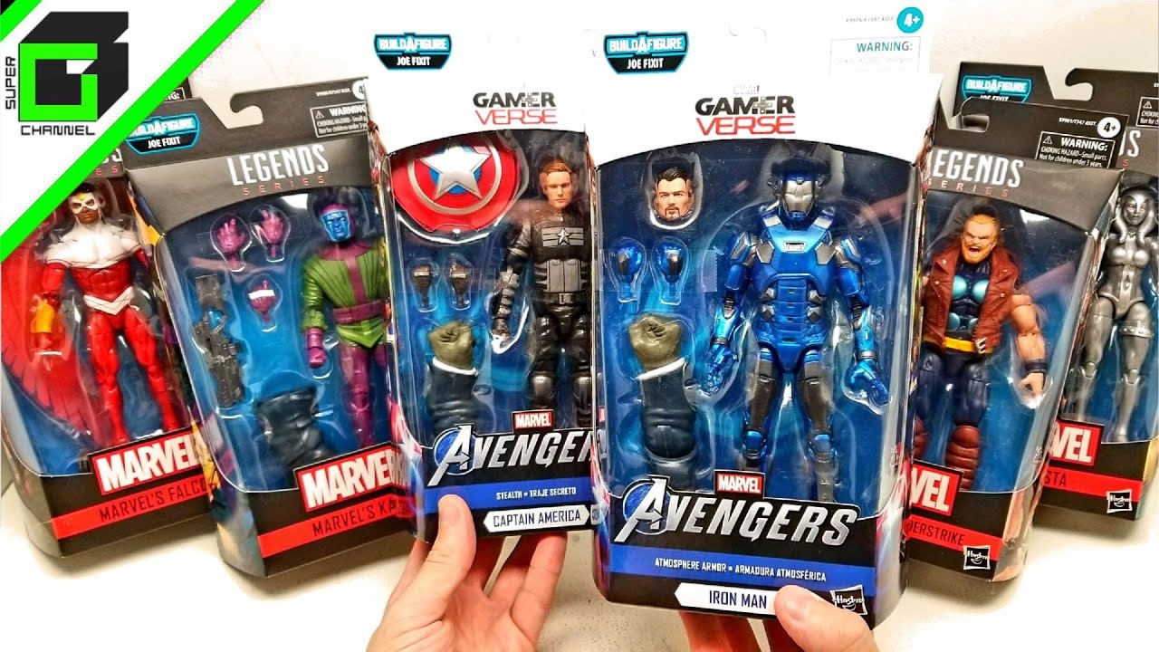 AVENGERS GAMERVERSE Joe Fixit Build-a-Figure (Marvel Legends Complete Set) UNBOXING!