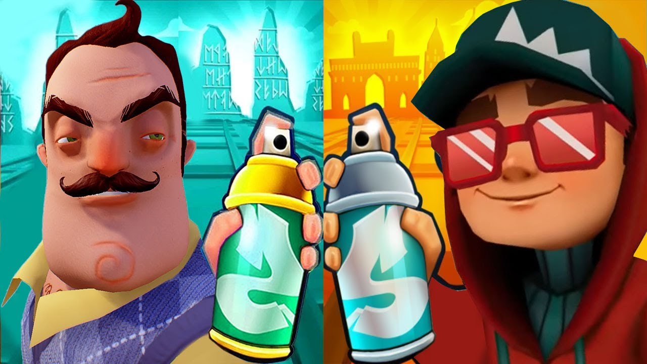 Subway Surfers Mumbai 2021 Festive JAKE vs Hello Neighbor Subway Run Gameplay HD