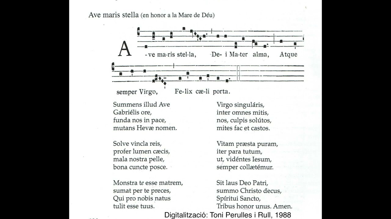 Ave maris stella in Dm