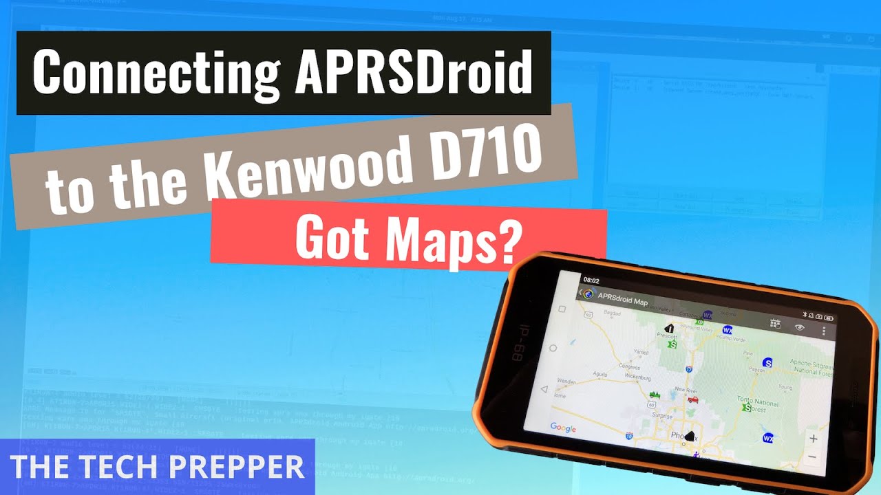 Connecting APRSDroid to the Kenwood D710GA - Got Maps?