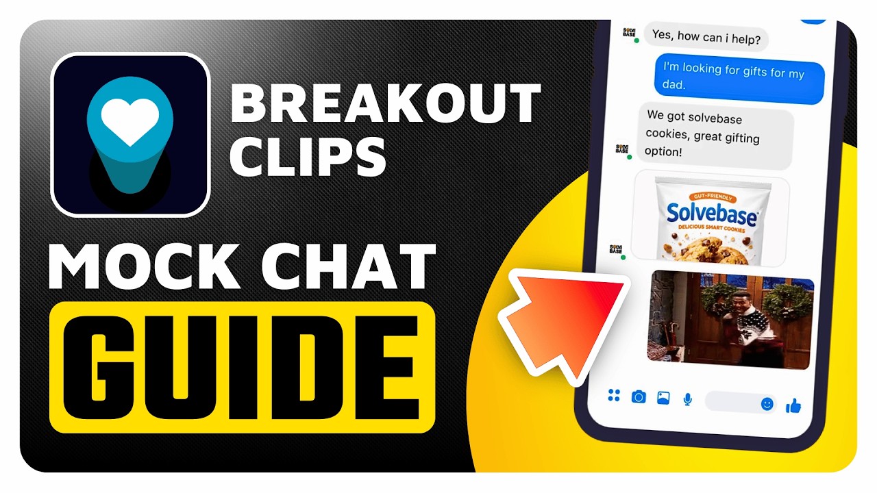 How to Create Chat Style Animated Ads with AI in Breakout Clips (Mock Chat Guide)
